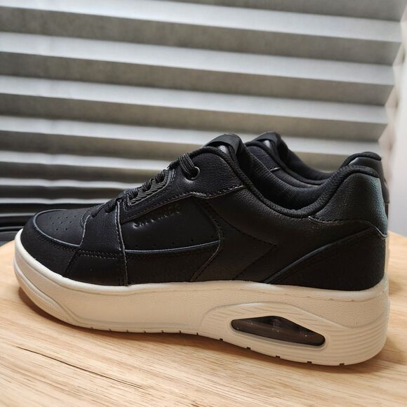 Skechers Uno Courted Sneakers – Women’s 9.5, Black - memory foam - Picture 5 of 11